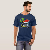 Santa Scuba Panda T-shirt (Voorkant volledig)