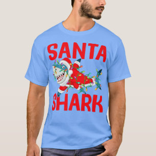 Santa Shark-kerstlampjes Sharkmas T-shirt