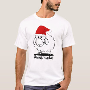Santa Sheep Bah Humbug T-shirt
