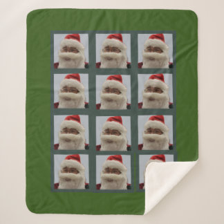 Santa Sherpa Blanket Sherpa Deken