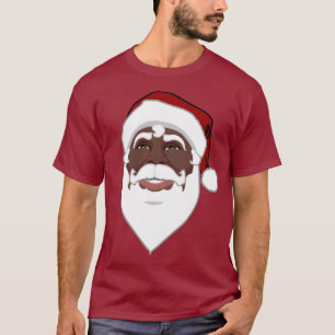 Santa Shirten African American Santa Clause T-shir T-shirt