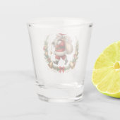 Santa Shot Glass Glas (Achterkant)