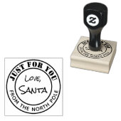 Santa Signature Rubber Stamp North Pole Mail Gift Rubberstempel (Gestempeld)