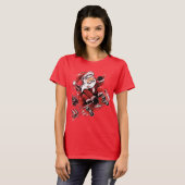 Santa Skateboarden T-shirt (Voorkant volledig)