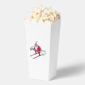 Santa Skiing popcorn dozen Bedankdoosjes (Popped)