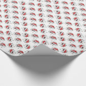 Santa Skull Cadeaupapier (Hoek)