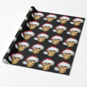 Santa Skull Cadeaupapier