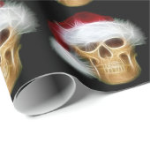 Santa Skull Cadeaupapier (Rol Hoek)