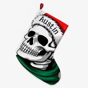 Santa Skull Grote Kerstsok