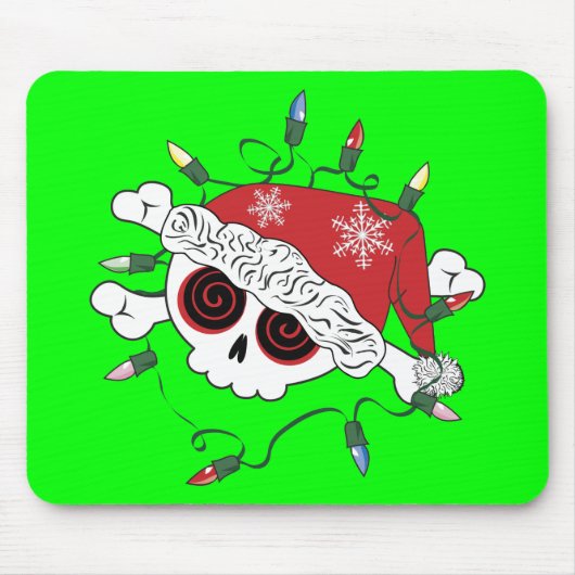 Santa Skull Muismat (Voorkant)