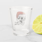 Santa Skull Shot Glas (Achterkant)