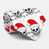 Santa Skull-Stropdas Stropdas (Opgerold)