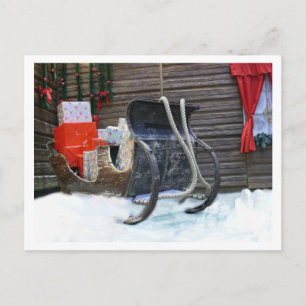 Santa Sleigh Briefkaart