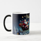 Santa Sleigh Christmas Mok Design (Links)