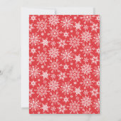 Santa Sleigh Holiday Brunch Kerstfeest Kaart (Achterkant)