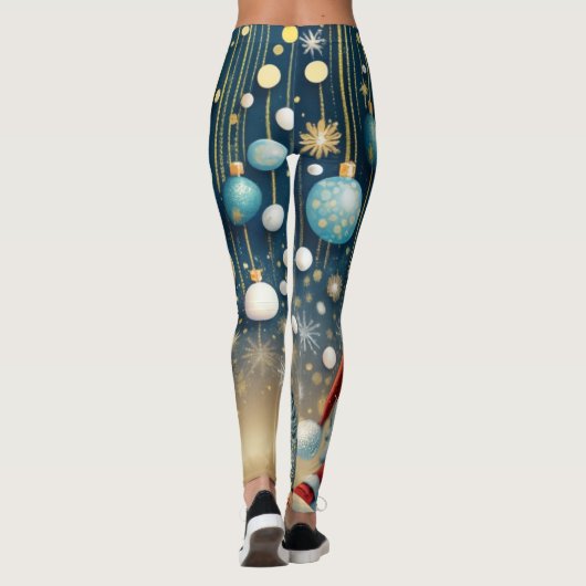 Santa sneaking leggings (Achterkant)