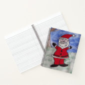 Santa & Sneeuwman Spiral Notitieboek (Binnen)