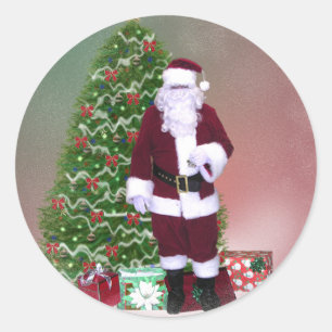 Santa Snow Wereldbol Sticker