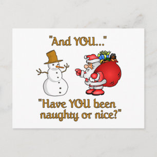 Santa & Snowman briefkaart - aanpassen