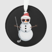 Santa Snowman Golf Ball Christmas Golfer Gift  (devant)