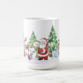 Santa Snowman Rendier Kerstmis Koffiemok (Center)