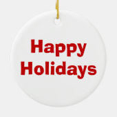 Santa Sock Monkey Ornament (Achterkant)