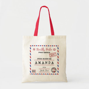 Santa Special Delivery voor kinderen Tote Bag