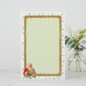 Santa Speelgoed Maker Briefpapier (Staand voorkant)