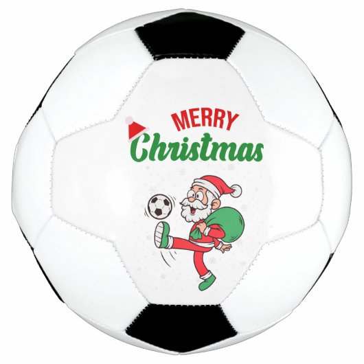 Santa Spelen Voetbal Cool (Voorkant)