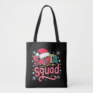 Santa Squad Kerstploeg Familie Matching Santa Crew Draagtas