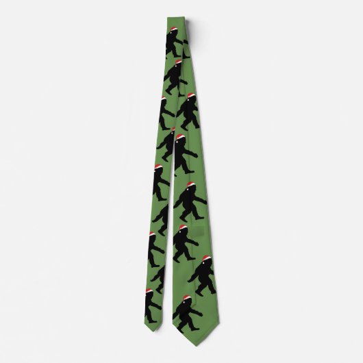 Santa Squatch Necktie Stropdas (Achterkant)