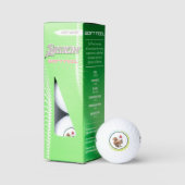 Santa Squirrel Humoureus Golfballen (Verpakking)