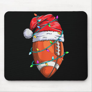 Santa SRTS Design for Men Boys Kerst Football Muismat