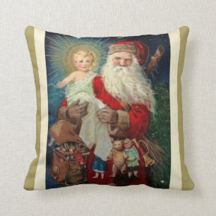 Santa St. Nicholas Christus Jezus Gifts Kussen