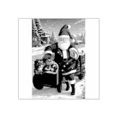 Santa Stamp Pad Rubberstempel (Afrduk)