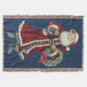 Santa Standing  Gooi Deken