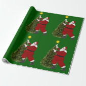 Santa Star’s The Tree Wrapping Paper Cadeaupapier (Uitgerold)
