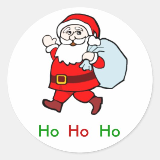 Santa Sticker (Voorkant)
