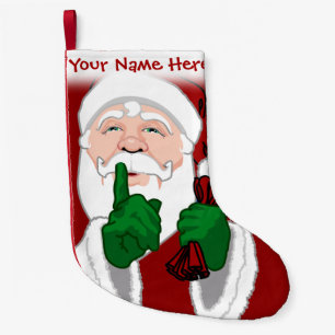 Santa Stocking persoonlijke kerstcadeautjes Kleine Kerstsok