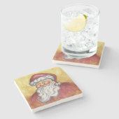 Santa Stone Onderzetter (Zijkant)