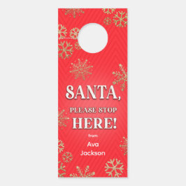 Santa Stop hier Elegant