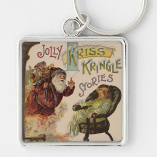 Santa Stories Kris Kringle Art Print Sleutelhanger