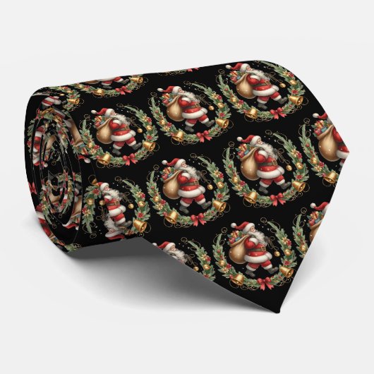  Santa Stropdas (Opgerold)