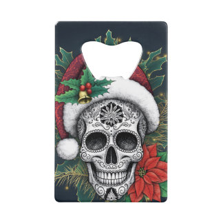 Santa Sugar Skull