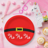 Santa Suit Bord 9-inch papier (Feest)