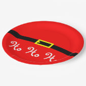 Santa Suit Bord 9-inch papier (Gekanteld)