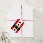 Santa Suit Cadeaulabel (Met Touw)