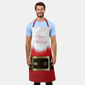 Santa Suit en Beard Schort (Gedragen)