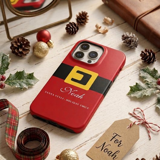 Santa Suit Holiday — Personalized Name Edition