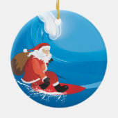 Santa Surf Ornament (Achterkant)